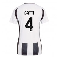 Camiseta Juventus Federico Gatti #4 Primera Equipación para mujer 2024-25 manga corta